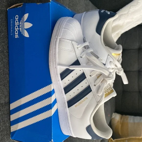 adidas gazelle silver green womens adidas Superstar J 'Black White' 3.5 main image 0